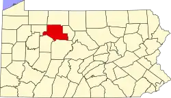 Элк на карте