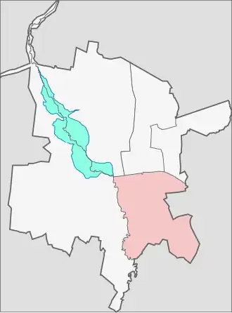Первомайский район Ижевска на карте