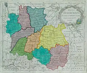 Псковское наместничество на карте