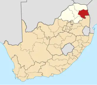 Мопани на карте