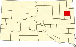 Кодингтон на карте