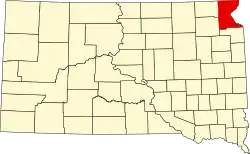 Робертс на карте