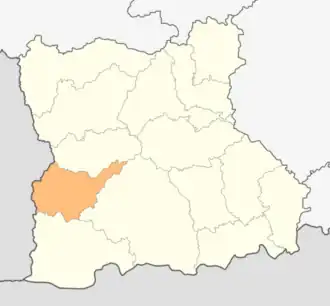 Община Струмяни на карте