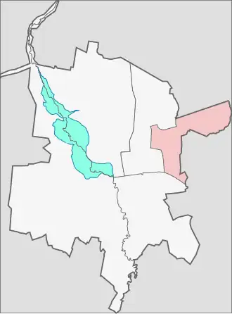 Устиновский район Ижевска на карте