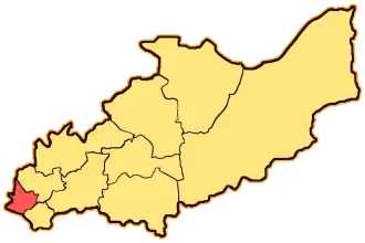 Вологодский уезд на карте