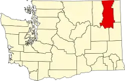 Стивенс на карте