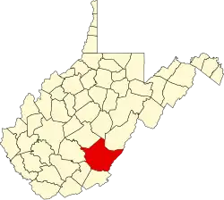 Гринбрайер на карте