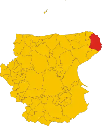 Вьесте на карте