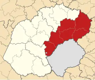 Тхабо Мофутсаньяне на карте