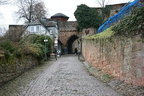 Ворота внешней стены замка