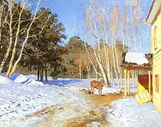 И. И. Левитан. Март. 1895