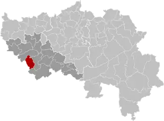 Расположение муниципалитета на карте провинции