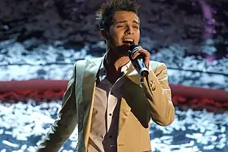 Марко Карта на фестивале Сан-Ремо (2009)