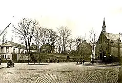 Фасад. Вид с юго-западной стороны, 1890.