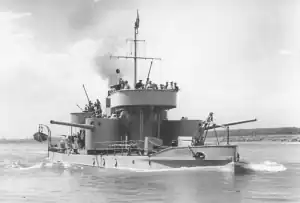 Монитор «Мариуполь» (бывший румынский «Alexandru Lachovari») в Дунайской флотилии