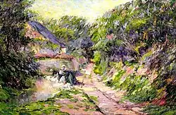 Женщины, стирающие бельё. Клоар-Карноэт.