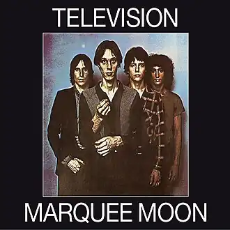 Обложка альбома Television «Marquee Moon» (1977)