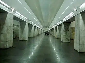 Вид на станцию внутри