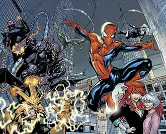 Арт обложки Marvel Knights Spider-Man №1