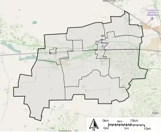 Марьяновский район на карте