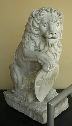 Мардзокко в Музее произведений искусства Собора во Флоренции