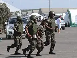 Боевой расчёт из Анголы.