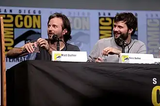 Мэтт Даффер (слева) и Росс Даффер в 2017 году на San Diego Comic-Con