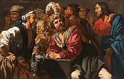 Изгнание торгующих из храма. Между 1630 и 1633 гг. Холст, масло. Коллекция Кремеров, Гаага