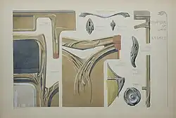 Детали оформления «Комнаты для дам»