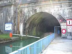 Вход в тоннель Mauvages, 2009 год.
