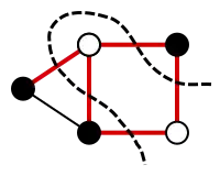 5-рёберный разрез в 6-рёберном графе (не бонд)