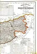 Мазовецкое воеводство на карте