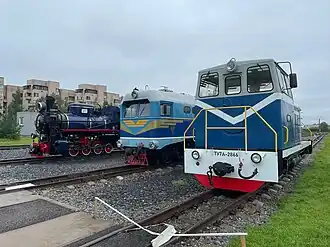 Локомотивы малой магистрали на станции Царскосельская