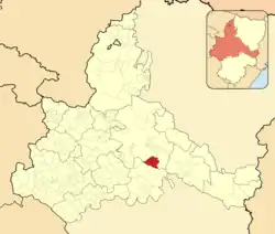 Расположение муниципалитета на карте провинции