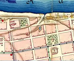 Медведка на плане Перми 1898 года