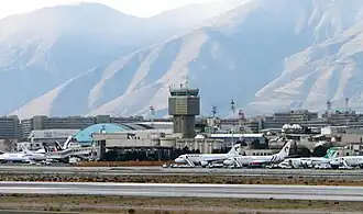 Вид на аэропорт с высоты птичьего полёта