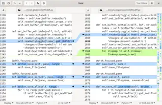 Скриншот программы Meld