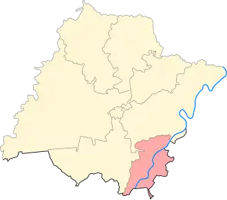 Дмитриевогорское сельское поселение на карте