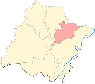 Тургеневское сельское поселение на карте