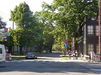 Вид от улицы Калнциема