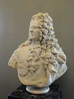 Карло Растрелли. «Портрет Александра Меншикова», мраморный вариант работы Ивана Витали с бронзового оригинала 1717 года. ГРМ