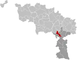 Расположение муниципалитета на карте провинции