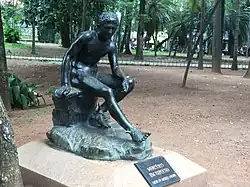 Отдыхающий Гермес в парке Сан-Паулу, Бразилия. 1907. Бронза