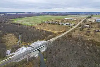 Река в деревне Мерины