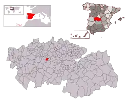 Расположение муниципалитета на карте провинции