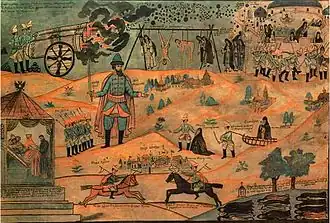 Воевода Мещеринов подавляет Соловецкое восстание. 1677 г.