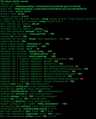 Скриншот программы Meson