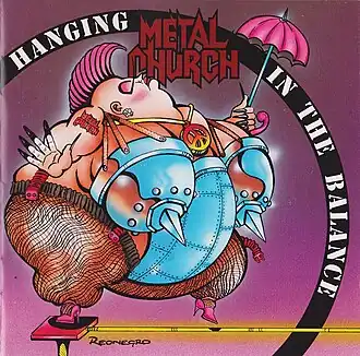 Обложка альбома Metal Church «Hanging in the Balance» (1993)
