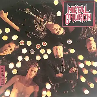 Обложка альбома Metal Church «The Human Factor» (1991)