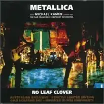 Обложка сингла Metallica «No Leaf Clover» (2000)